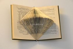 Sculptural-Book Sculpture Diamond Fold